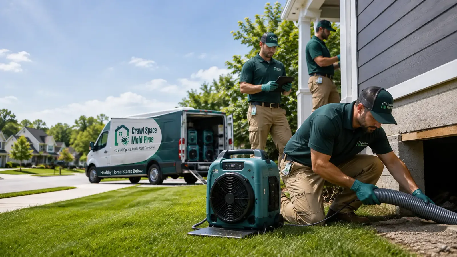 Crawl Space Mold Removal in Wathena, KS